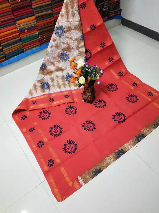 Madurai cotton sungudi bandhini sarees uploaded by SKS GARMENTS on 12/25/2022