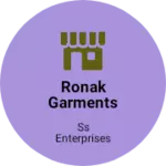 Business logo of ronak garments