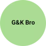 Business logo of G&K bro