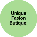 Business logo of Unique fasion butique