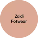 Business logo of Zaidi fotwear
