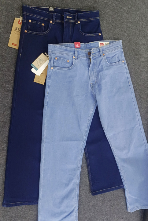 Straight fit jeans , basic Raw and light blue  uploaded by Amyra textiles on 5/28/2024