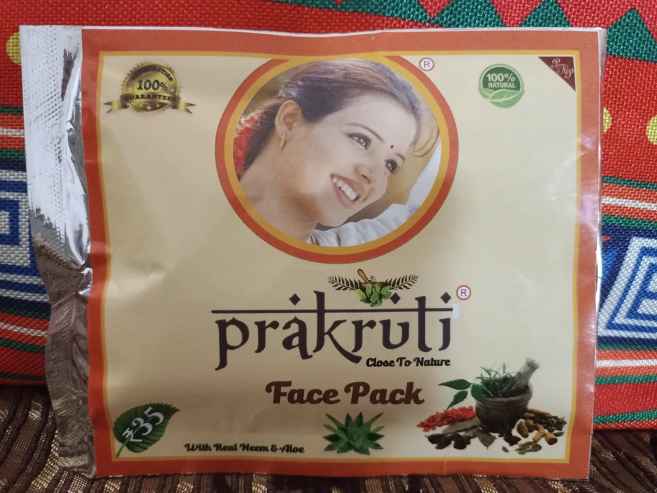 Prakruti herbal face pack uploaded by business on 12/25/2022