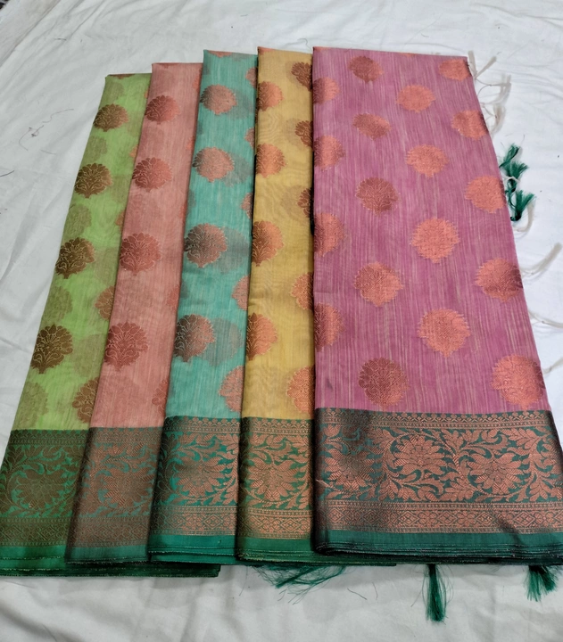 Tasar silk sarees uploaded by business on 12/25/2022