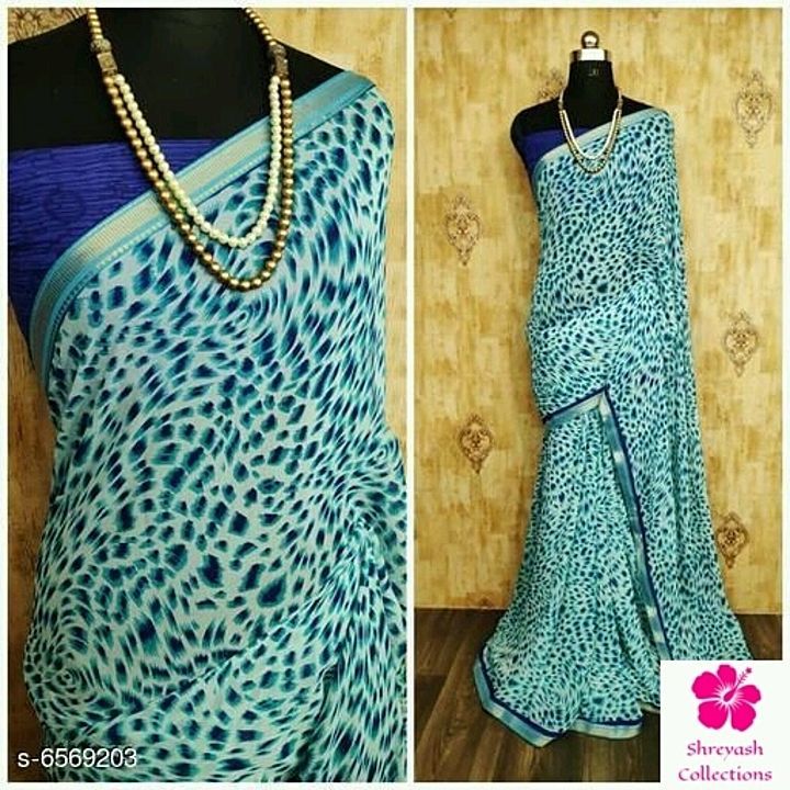 Stylish Fancy Printed Saree

Saree Fabric: Georgette Marble 
Blouse: Running Blouse
Blouse Fabric: uploaded by business on 7/4/2020