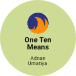 Business logo of ONE TEN MEANS WEAR