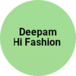 Business logo of Deepam Hi Fashion
