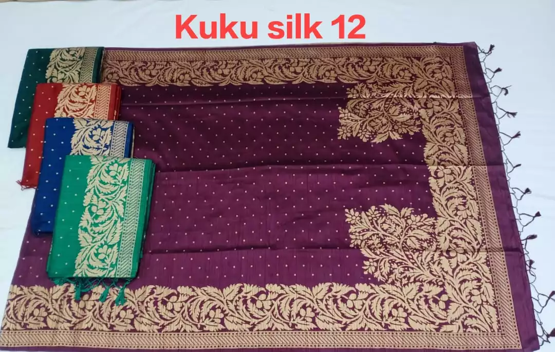Kuku Silk and Meena Bazaar saree uploaded by Isha Saree House Pvt Ltd on 12/25/2022