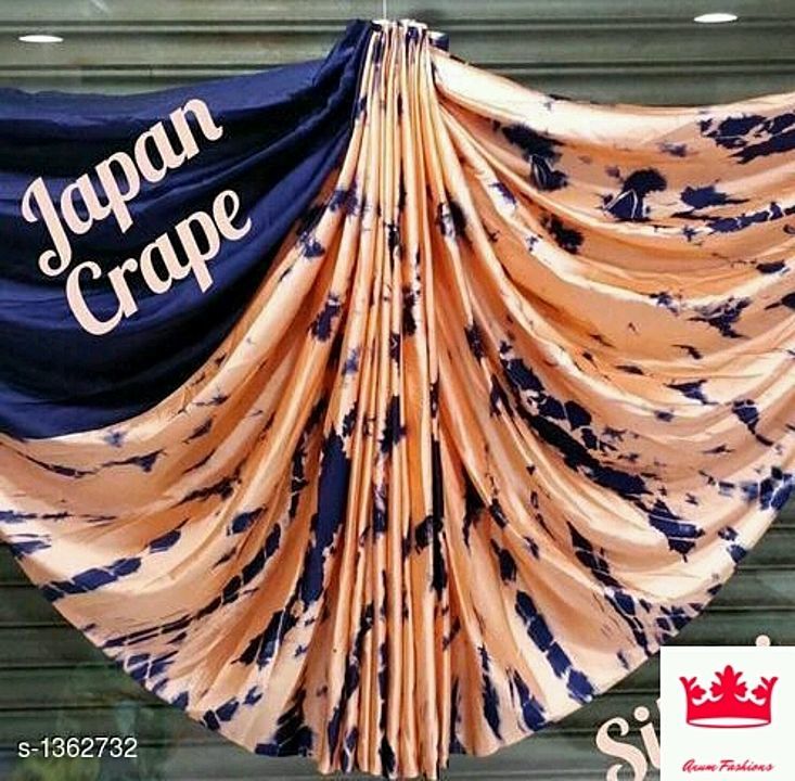 Japan satin sarees uploaded by business on 2/5/2021