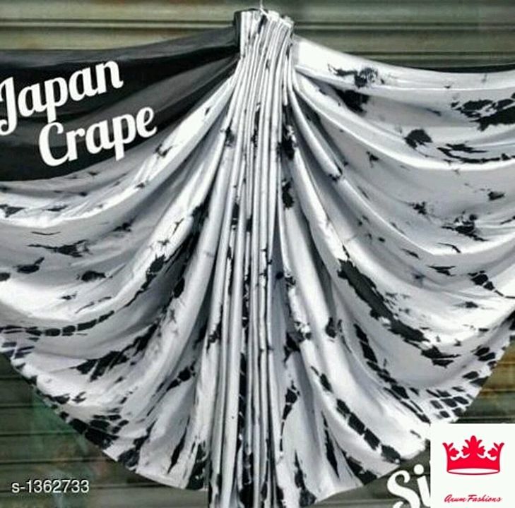 Japan satin sarees uploaded by business on 2/5/2021