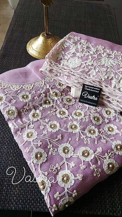 Kotadoria Embroidered shirts with moti work uploaded by The Diva Collection on 2/5/2021