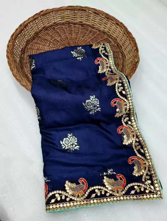 Beautiful Gotta Patti Dola silk saree  uploaded by Anant Tex Exports Private Limited on 12/25/2022