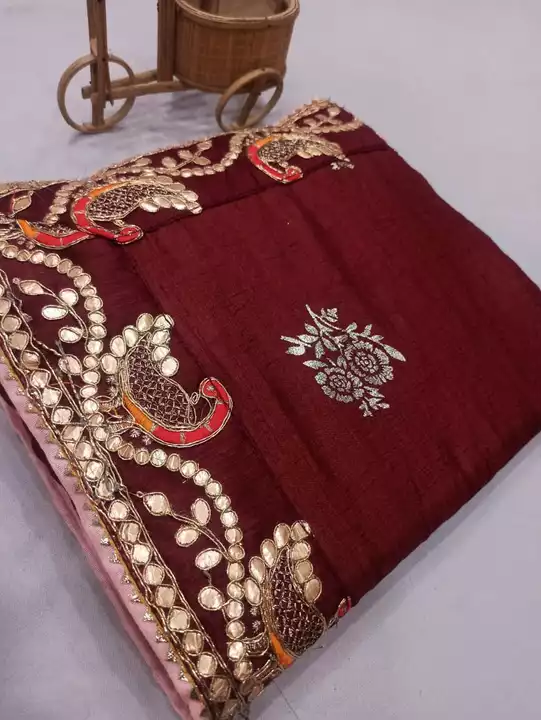 Beautiful Gotta Patti Dola silk saree  uploaded by Anant Tex Exports Private Limited on 12/25/2022