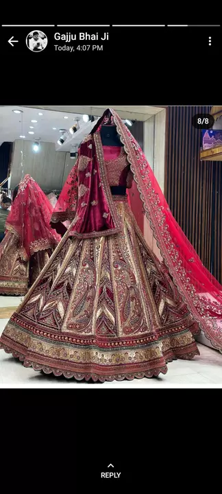 Dulhan lehnga  uploaded by business on 12/25/2022