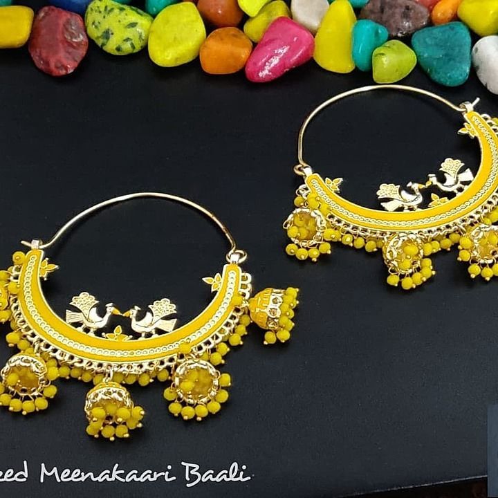 BigSize Meenakari Bali  uploaded by business on 2/5/2021