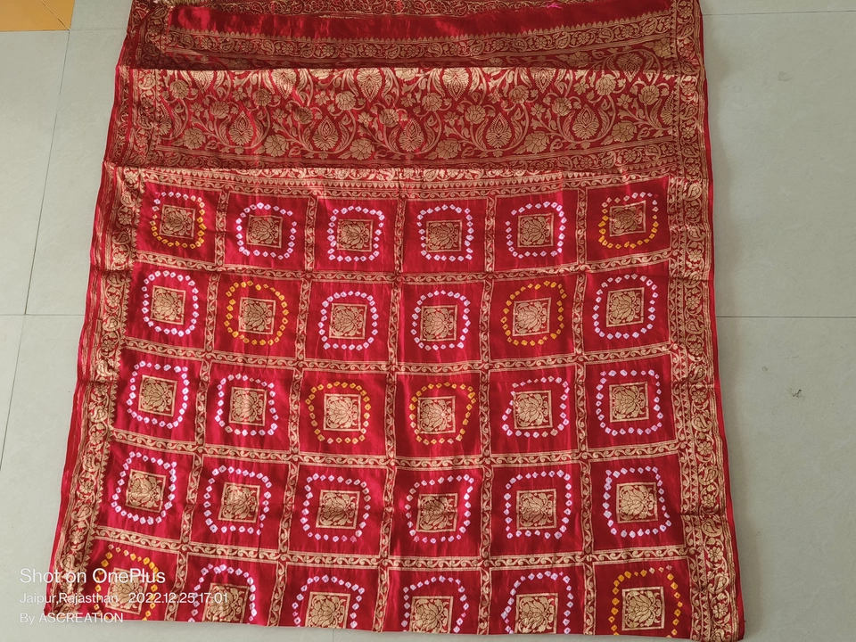 Gatchola banarshi silk dupatta  uploaded by Balaji creations  on 5/29/2024