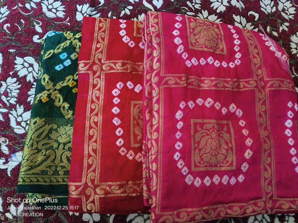 Gatchola banarshi silk dupatta uploaded by Balaji creations  on 12/25/2022