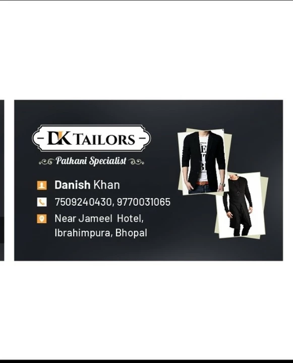 Visiting card store images of Tailor