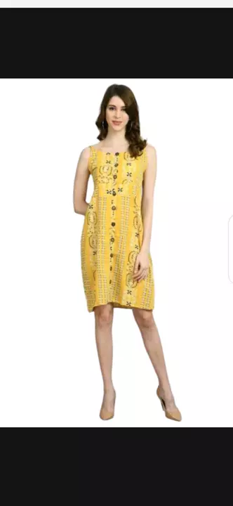 Rayon dress for women -S,M uploaded by Bhavya Sales and Marketing on 12/25/2022