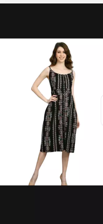 Rayon dress for women -S,M uploaded by Bhavya Sales and Marketing on 5/30/2024