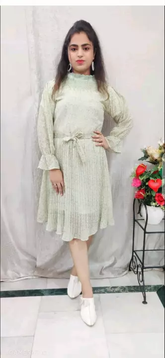 Crocia nack George Dress for women -S,M uploaded by Bhavya Sales and Marketing on 12/25/2022