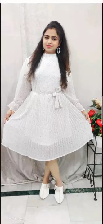 Crocia nack George Dress for women -S,M uploaded by Bhavya Sales and Marketing on 12/25/2022