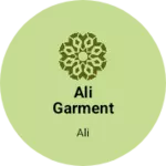 Business logo of Ali garment