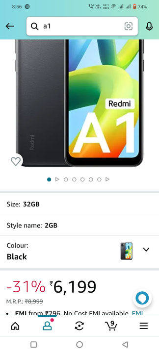 Redmi A1 (2/32) uploaded by Mobile Wholesale Zone on 12/26/2022