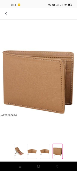 Wallet purse for men  uploaded by business on 12/26/2022