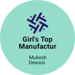 Business logo of Girl's top manufacturers