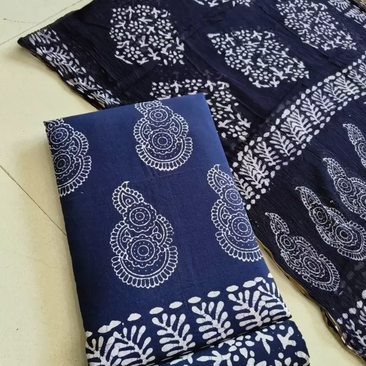 *Hand Block Batik Print Cotton Fabric Suits* uploaded by Mumtaz batik Prints on 5/3/2024