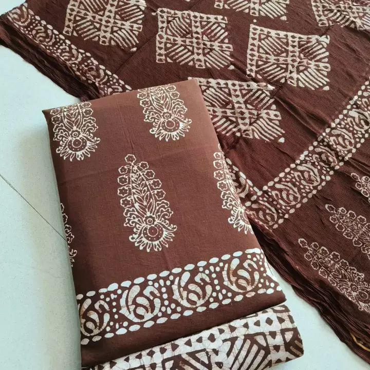 *Hand Block Batik Print Cotton Fabric Suits* uploaded by Mumtaz batik Prints on 5/3/2024