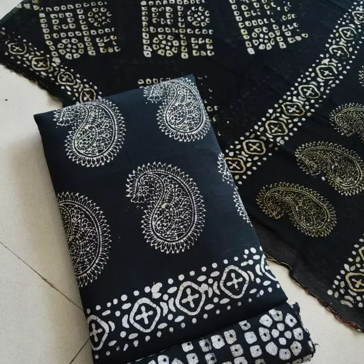 *Hand Block Batik Print Cotton Fabric Suits* uploaded by Mumtaz batik Prints on 6/1/2024
