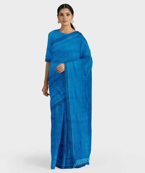 One colour cotton silk saree uploaded by Debnath sharee house on 12/26/2022