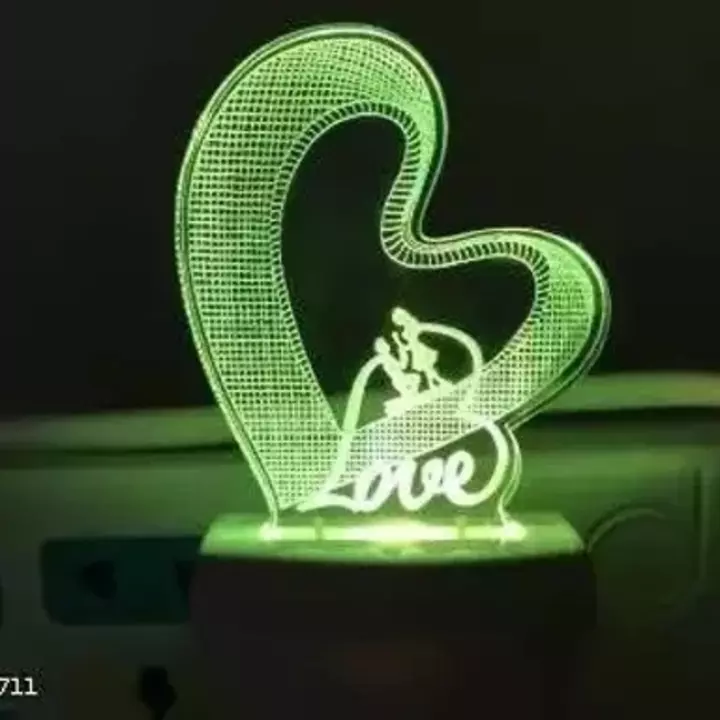 Post image 3D Stylist LOVE HEART SHAPE  Night Lamp with 7 Color Changing Light for Gift,for Bedroom, livingroom
Name: 3D Stylist LOVE HEART SHAPE  Night Lamp with 7 Color Changing Light for Gift,for Bedroom, livingroom
Material: Plastic
Is Assembly Required: Yes
Type of Bulb: LED
Product Breadth: 10 cm
Product Height: 10 cm
Product Length: 10 cm
Net Quantity (N): 1

Country of Origin: India