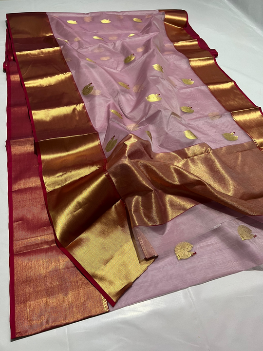 Chanderi kataan silk saree uploaded by business on 12/26/2022