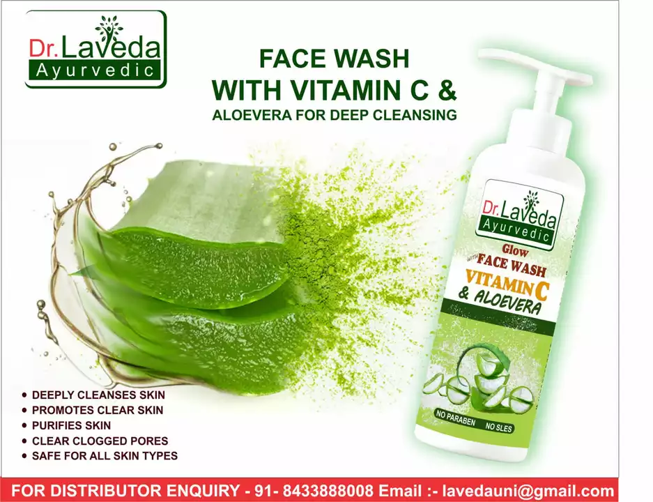 Dr Laveda Aloevera facewash with vitamin c uploaded by HALAL PRODUCTS on 12/26/2022