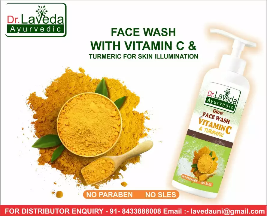 Dr Laveda Turmeric facewash with Vitamin C uploaded by HALAL PRODUCTS on 12/26/2022