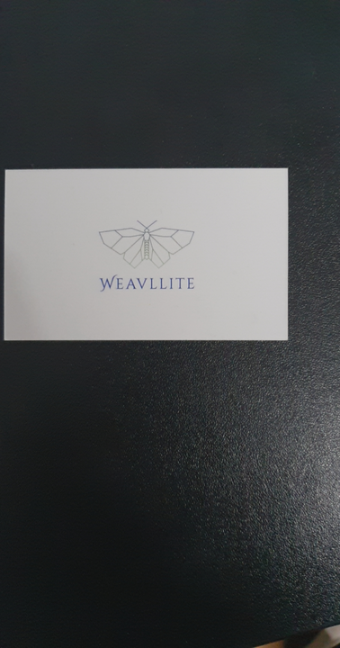 Visiting card store images of Weavllite