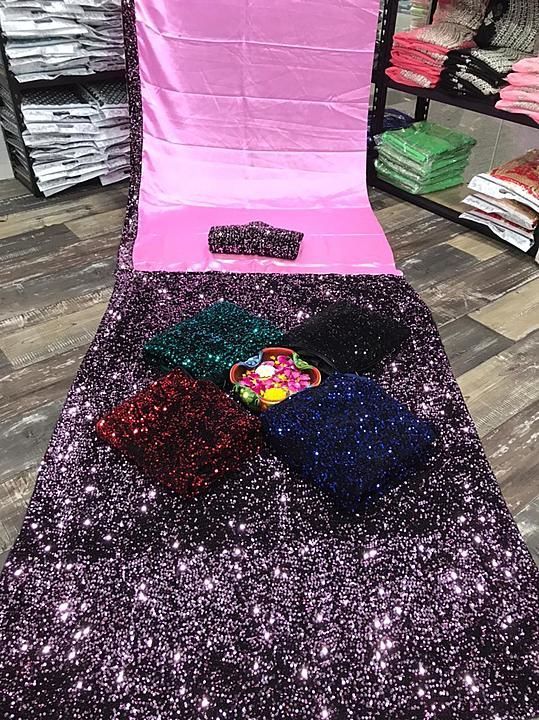 Post image *NEW HALF-HALF CONCEPT SAREE*

         
*🧍‍♀️Fabric   :-  *Velvet sequence pallu  with  Satin scutt saree* 
*🧵Work     :-  5MM Sequnce work And less work*
*✂️Cute      :-    5.5* 

*👚Blouse* 👚
*🧍‍♀️Fabric  :- Velvet sequence* 
*👚Type    :- Un-stich (0.80 febric )*
*🧵Work    :- 5MM Sequance work*

  *Price :- 1050+₹*

*👌Once Give opportunity, Customer Satisfaction Is Our Goal*