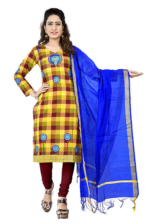 Post image Hey! Checkout my new collection called South Cotton Embroidery Salwar Suit.