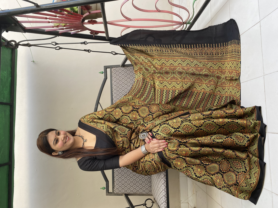 Product uploaded by ajrakh saree on 5/24/2024