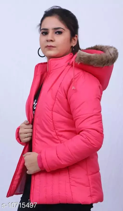 Women Winter Jackets with Faux Fur Hood, Ladies Winter Padded Jacket uploaded by Shopping Mart  on 5/30/2024