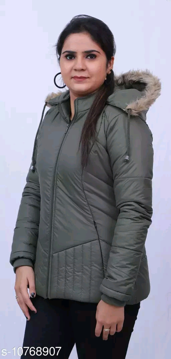 Women Winter Jackets with Faux Fur Hood, Ladies Winter Padded Jacket uploaded by Shopping Mart  on 12/26/2022