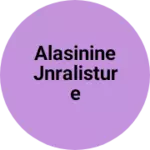 Business logo of Alasinine jnralisture