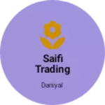 Business logo of Saifi trading company