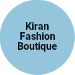 Business logo of Kiran fashion boutique