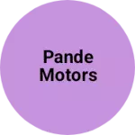 Business logo of Pande motors