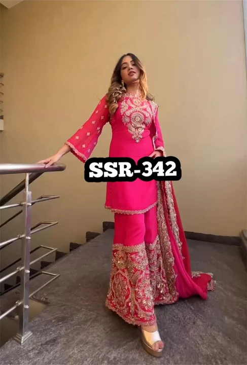 SSR

👗💥*Launching New Đěsigner Party Wear Look New Top Plazzo with Dupatta*💥👗

🧵*Fabric Detail* uploaded by SN creations on 12/27/2022