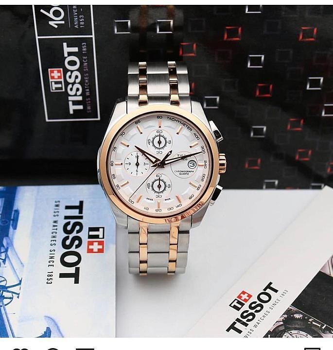 * In Stock 😍😍
* Tissot*
* 1853
* For men
* Original model
* Feature
-White & Black dial
-All crono uploaded by business on 7/4/2020
